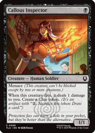 Callous Inspector [Avatar: The Last Airbender] Foil