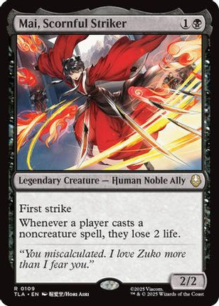 Mai, Scornful Striker [Avatar: The Last Airbender] Foil