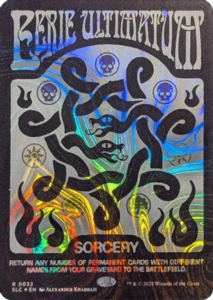 Eerie Ultimatum (Halo Foil) [Secret Lair Countdown Kit] Foil