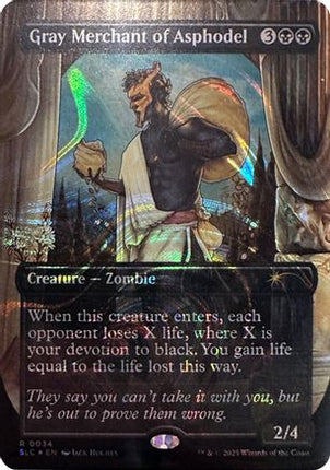 Gray Merchant of Asphodel (Halo Foil) [Secret Lair Countdown Kit] Foil
