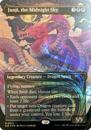 Junji, the Midnight Sky (Halo Foil) [Secret Lair Countdown Kit] Foil