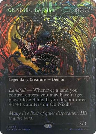 Ob Nixilis, the Fallen (Halo Foil) [Secret Lair Countdown Kit] Foil