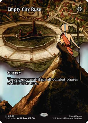 Empty City Ruse (Borderless) [Avatar: The Last Airbender: Eternal-Legal] Foil