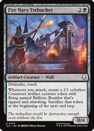 Fire Navy Trebuchet [Avatar: The Last Airbender] Foil