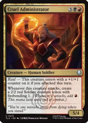 Cruel Administrator [Avatar: The Last Airbender] Foil