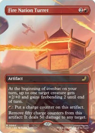 Fire Nation Turret (Borderless) [Avatar: The Last Airbender: Eternal-Legal] Foil