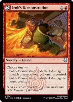 Iroh's Demonstration [Avatar: The Last Airbender] Foil