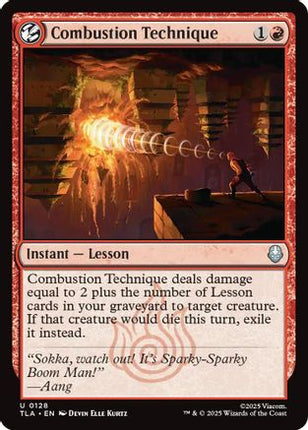 Combustion Technique [Avatar: The Last Airbender] Foil