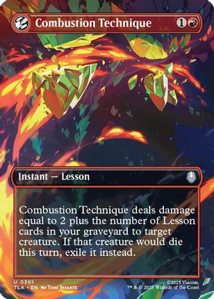 Combustion Technique (Borderless) [Avatar: The Last Airbender] Foil