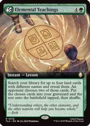 Elemental Teachings (Extended Art) [Avatar: The Last Airbender] Foil