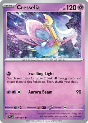 Cresselia - 39/null [ME02: Phantasmal Flames] Reverse Holofoil