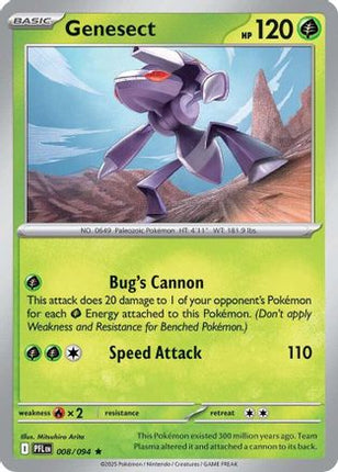 Genesect - 8/null [ME02: Phantasmal Flames] Holofoil