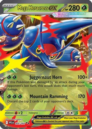 Mega Heracross ex - 004/094 [ME02: Phantasmal Flames] Holofoil