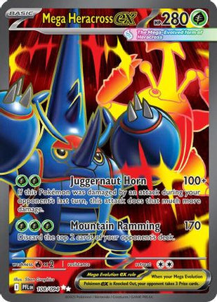 Mega Heracross ex - 108/094 [ME02: Phantasmal Flames] Holofoil