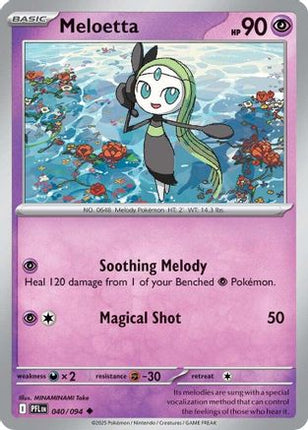 Meloetta - 40/null [ME02: Phantasmal Flames] Reverse Holofoil