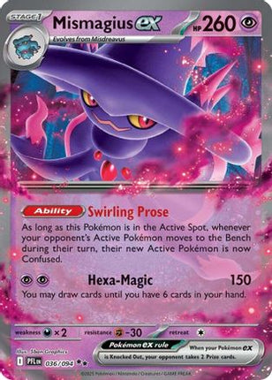 Mismagius ex - 036/094 [ME02: Phantasmal Flames] Holofoil