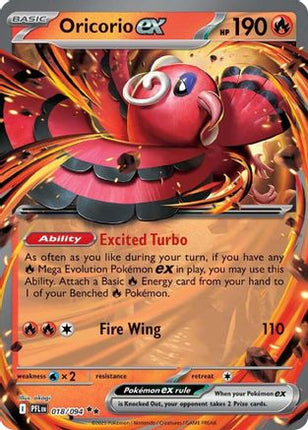 Oricorio ex - 018/094 [ME02: Phantasmal Flames] Holofoil