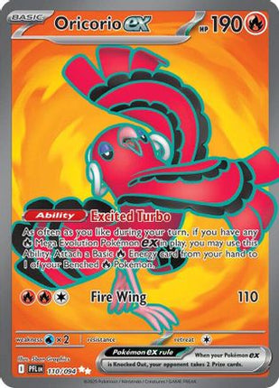 Oricorio ex - 110/094 [ME02: Phantasmal Flames] Holofoil