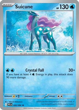 Suicune - 26/null [ME02: Phantasmal Flames] Reverse Holofoil
