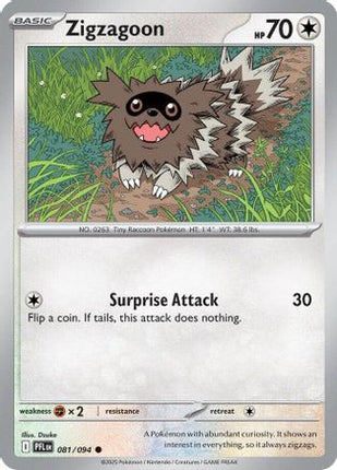 Zigzagoon - 81/null [ME02: Phantasmal Flames] Reverse Holofoil