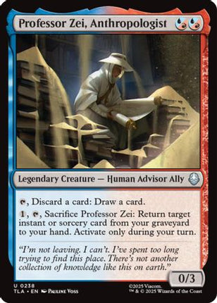 Professor Zei, Anthropologist [Avatar: The Last Airbender] Foil