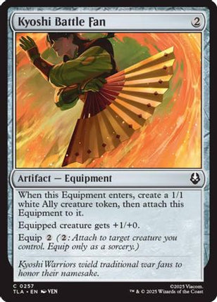 Kyoshi Battle Fan [Avatar: The Last Airbender] Foil