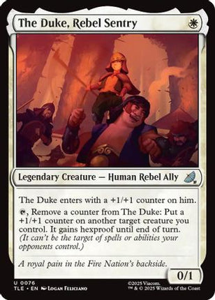 The Duke, Rebel Sentry [Avatar: The Last Airbender: Eternal-Legal] Foil