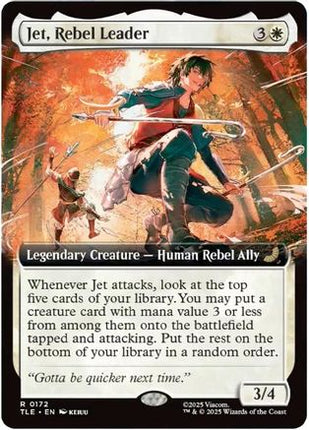 Jet, Rebel Leader (Extended Art) [Avatar: The Last Airbender: Eternal-Legal] Foil