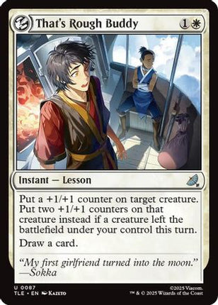 That's Rough Buddy [Avatar: The Last Airbender: Eternal-Legal] Foil