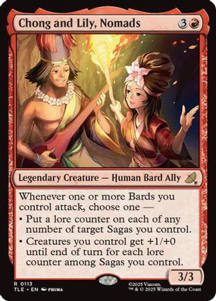 Chong and Lily, Nomads [Avatar: The Last Airbender: Eternal-Legal] Foil