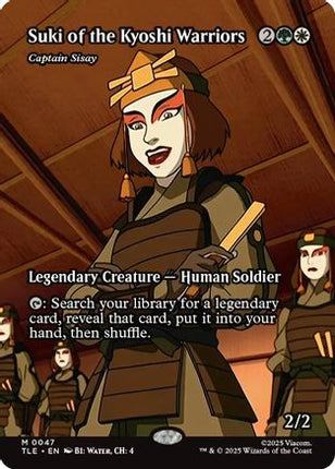 Suki of the Kyoshi Warriors - Captain Sisay (Borderless) [Avatar: The Last Airbender: Eternal-Legal] Foil