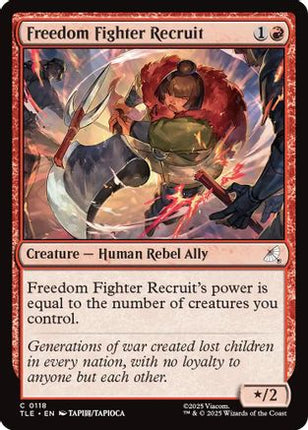 Freedom Fighter Recruit [Avatar: The Last Airbender: Eternal-Legal] Foil