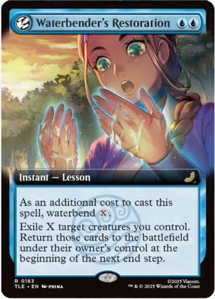 Waterbender's Restoration (Extended Art) [Avatar: The Last Airbender: Eternal-Legal] Foil