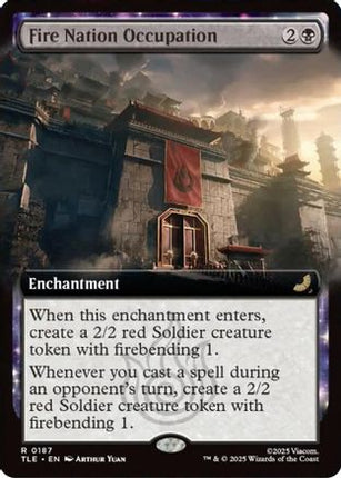 Fire Nation Occupation (Extended Art) [Avatar: The Last Airbender: Eternal-Legal] Foil