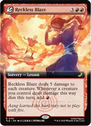 Reckless Blaze (Extended Art) [Avatar: The Last Airbender: Eternal-Legal] Foil