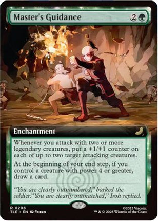 Master's Guidance (Extended Art) [Avatar: The Last Airbender: Eternal-Legal] Foil