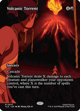 Volcanic Torrent (Borderless) [Avatar: The Last Airbender: Eternal-Legal] Foil