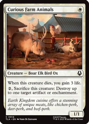 Curious Farm Animals [Avatar: The Last Airbender] Foil