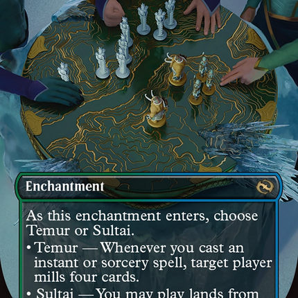 Glacierwood Siege (Borderless) [Tarkir: Dragonstorm] Foil