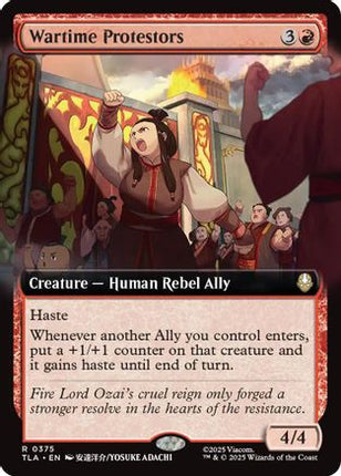 Wartime Protestors (Extended Art) [Avatar: The Last Airbender] Foil