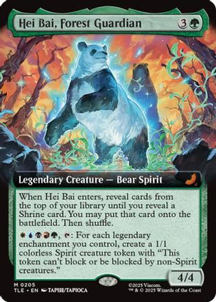 Hei Bai, Forest Guardian (Extended Art) [Avatar: The Last Airbender: Eternal-Legal] Foil
