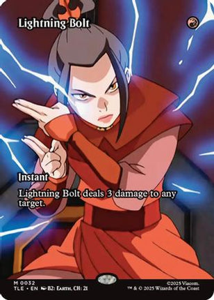 Lightning Bolt (Borderless) [Avatar: The Last Airbender: Eternal-Legal] Foil