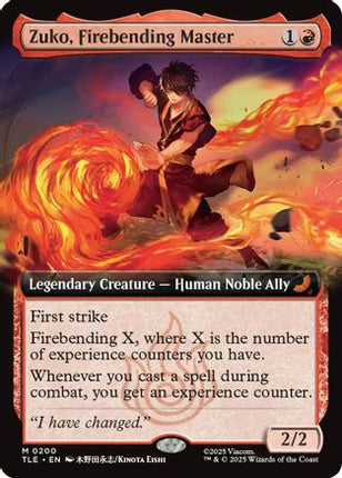 Zuko, Firebending Master (Extended Art) [Avatar: The Last Airbender: Eternal-Legal] Foil