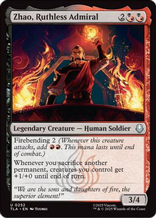 Zhao, Ruthless Admiral [Avatar: The Last Airbender] Foil