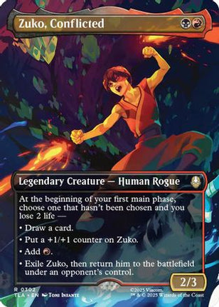Zuko, Conflicted (Borderless) [Avatar: The Last Airbender] Foil