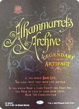 Alhammarret's Archive [Secret Lair Countdown Kit] Foil