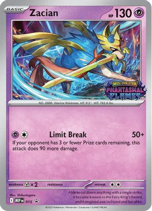 Zacian (Prerelease) - 15/null [ME: Mega Evolution Promo] Holofoil