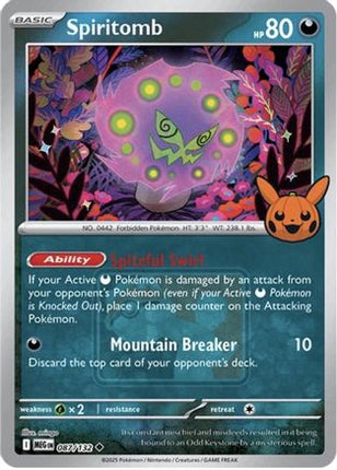Spiritomb (Trick or Trade Stamped) - 87/null [League & Championship Cards] Holofoil