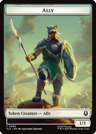 Ally (0005) // Clue (0014) Double-Sided Token [Avatar: The Last Airbender] Foil