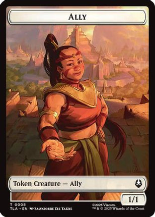 Ally (0008) // Clue (0016) Double-Sided Token [Avatar: The Last Airbender] Foil